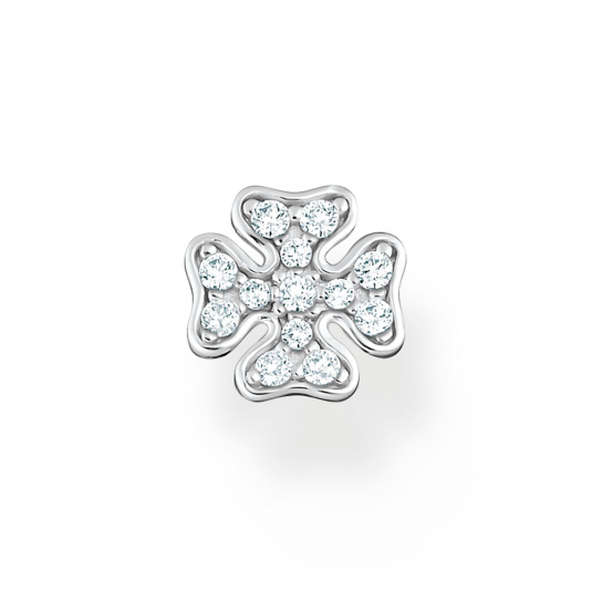 THOMAS SABO fél pár fülbevaló Cloverleaf silver fülbevaló H2215-051-14