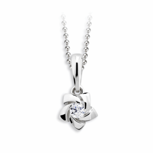 CUTIE DIAMONDS arany virág medál C2201