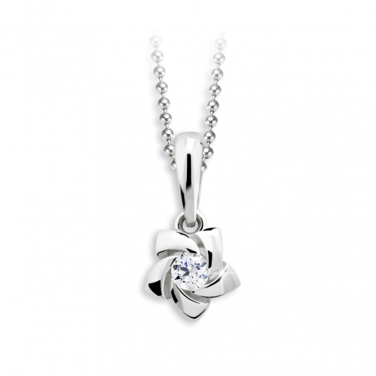 CUTIE DIAMONDS arany virág medál C2201