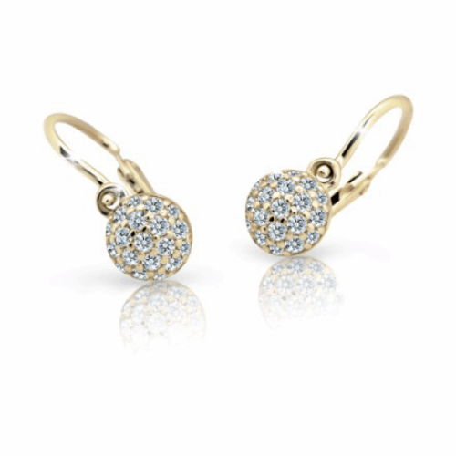 CUTIE DIAMONDS arany fülbevaló körök C2150 fülbevaló ND2150-10-D-X-1