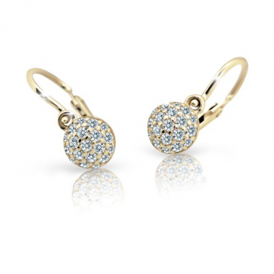 CUTIE DIAMONDS arany fülbevaló körök C2150 fülbevaló ND2150-10-D-X-1