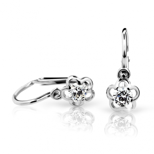 CUTIE DIAMONDS arany fülbevaló virág C1945 fülbevaló ND1945-10-D-X-2