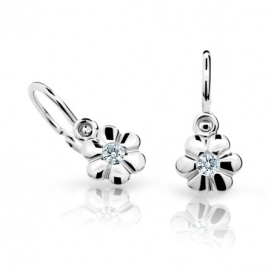 CUTIE DIAMONDS arany fülbevaló virág C1736 fülbevaló ND1736-10-D-X-2