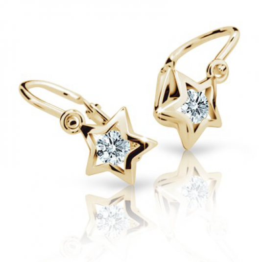 CUTIE DIAMONDS arany csillag fülbevaló C1942 fülbevaló ND1942-10-D-X-1