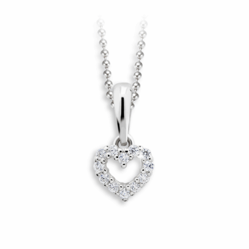 CUTIE DIAMONDS arany szív medál C2157