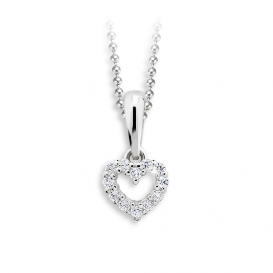 CUTIE DIAMONDS arany szív medál C2157