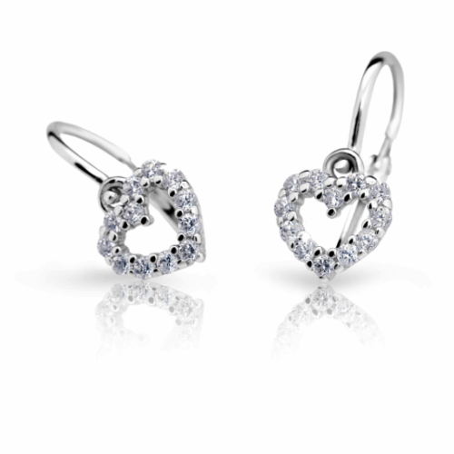CUTIE DIAMONDS arany szív fülbevaló C2157 fülbevaló ND2157-10-D-X-2