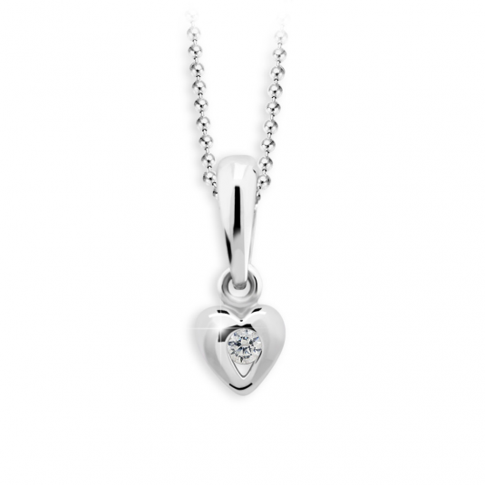 CUTIE DIAMONDS arany szív medál C1556