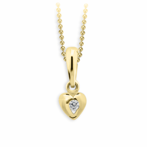 CUTIE DIAMONDS arany szív medál C1556