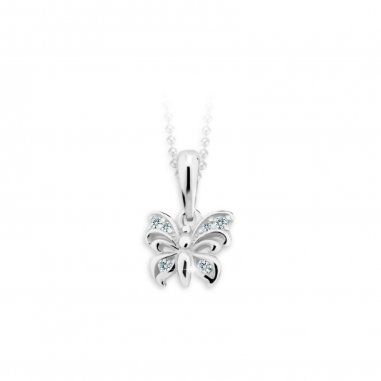 CUTIE DIAMONDS arany pillangó medál C2226