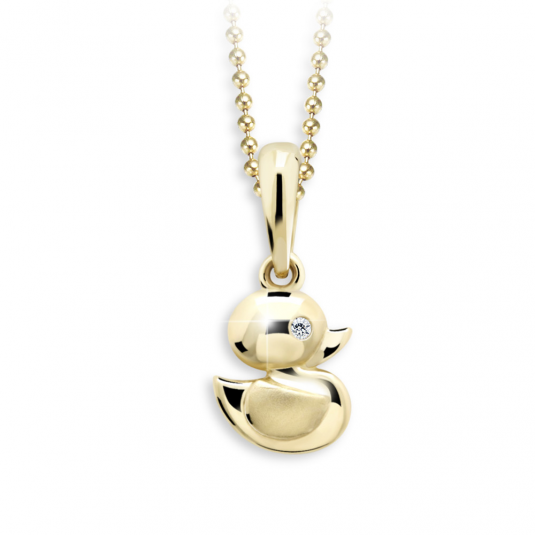 CUTIE DIAMONDS arany kacsa medál C1954