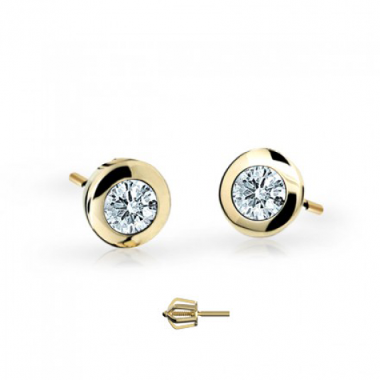 CUTIE DIAMONDS arany fülbevaló körök C1537 fülbevaló ND1537-30-D-X-1