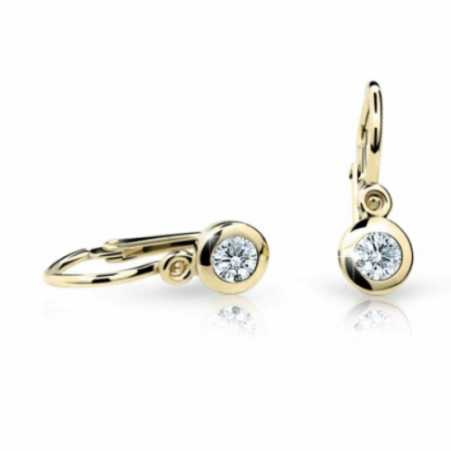 CUTIE DIAMONDS arany fülbevaló körök C1537 fülbevaló ND1537-10-D-X-1