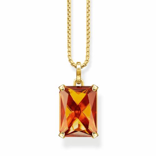 THOMAS SABO nyaklánc Orange stone gold nyaklánc KE1957-472-8-L50V