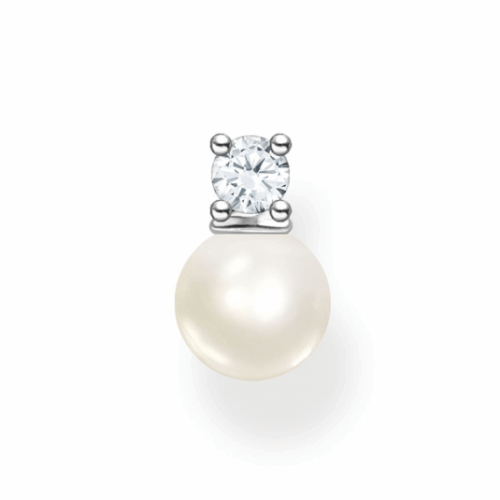 THOMAS SABO fél pár fülbevaló Pearls with white stone silver fülbevaló H2214-167-14