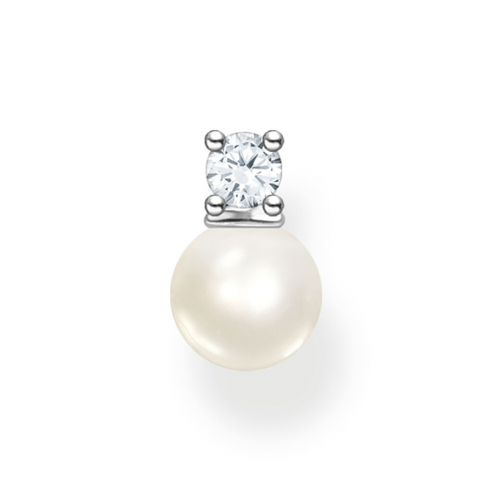 THOMAS SABO fél pár fülbevaló Pearls with white stone silver fülbevaló H2214-167-14