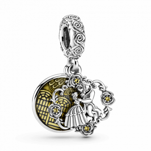 PANDORA Disney függő charm Szépség és szörnyeteg