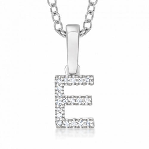 SOFIA DIAMONDS arany medál E betű medál PAC322-E