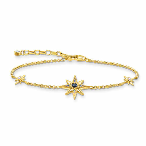 THOMAS SABO karkötő Royalty star with stones gold karkötő A2037-959-7-L19V