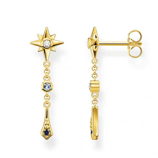 THOMAS SABO fülbevaló Royalty star stones gold fülbevaló H2209-959-7