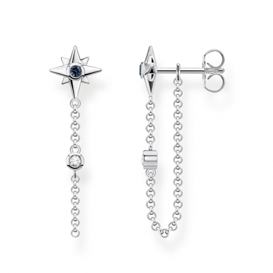 THOMAS SABO fülbevaló Royalty star stones silver karkötő H2208-347-7