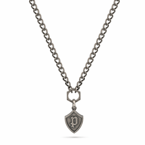 POLICE férfi acél nyaklánc Talisman nyaklánc POPEAGN2120101