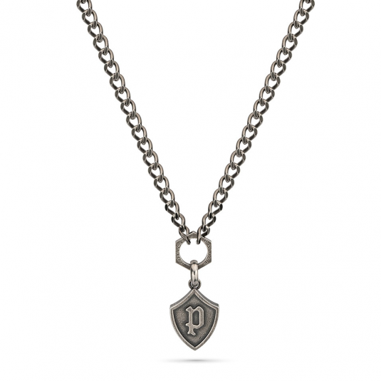 POLICE férfi acél nyaklánc Talisman nyaklánc POPEAGN2120101