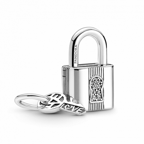 PANDORA Lakat és kulcs charm