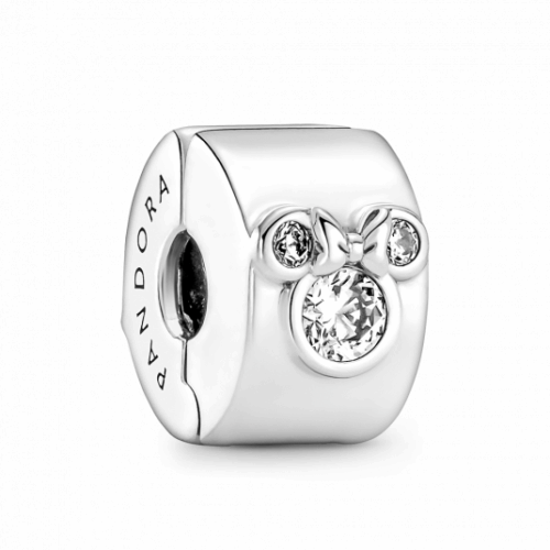 PANDORA Disney Mickey és Minnie ezüst klip charm
