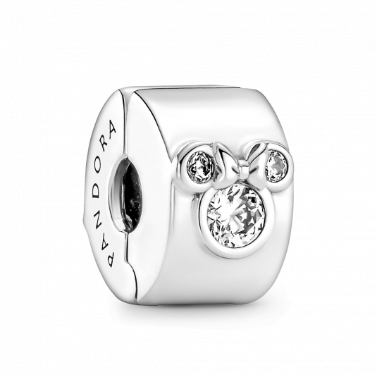 PANDORA Disney Mickey és Minnie ezüst klip charm