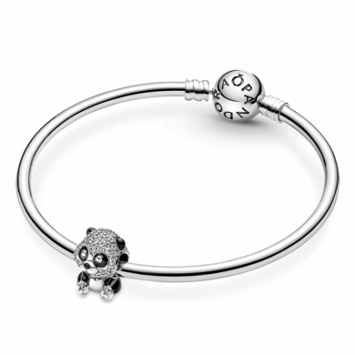 PANDORA karkötő Sparkling Cute Panda karkötő 590713+790771C01