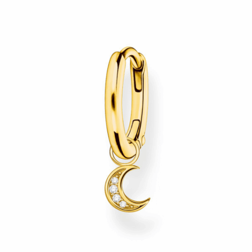 THOMAS SABO fél pár fülbevaló Moon gold fülbevaló CR708-414-14