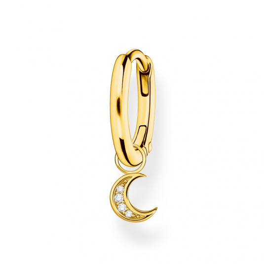 THOMAS SABO fél pár fülbevaló Moon gold fülbevaló CR708-414-14