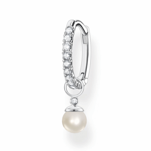 THOMAS SABO fél pár fülbevaló Pearl silver fülbevaló CR702-167-14