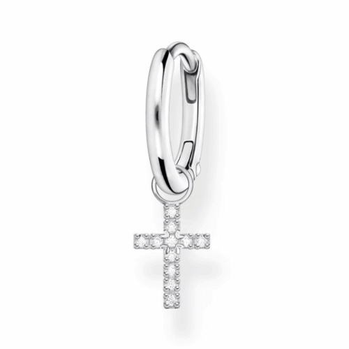 THOMAS SABO fél pár fülbevaló Cross silver fülbevaló CR709-051-14