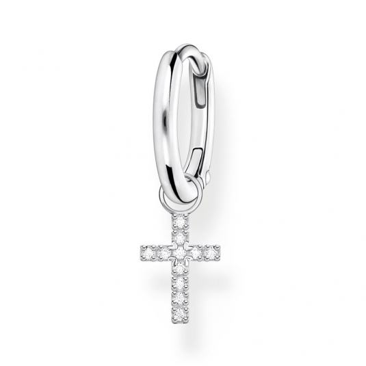 THOMAS SABO fél pár fülbevaló Cross silver fülbevaló CR709-051-14