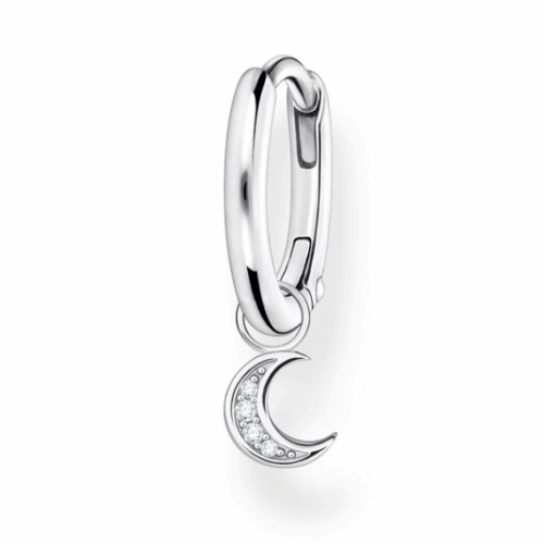 THOMAS SABO fél pár fülbevaló Moon silver fülbevaló CR708-051-14