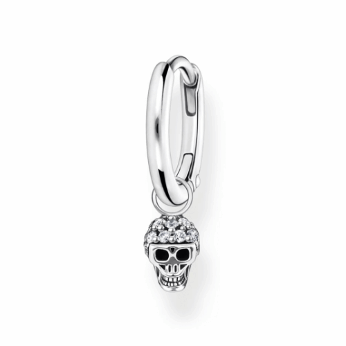 THOMAS SABO fél pár fülbevaló Skull silver fülbevaló CR706-643-14
