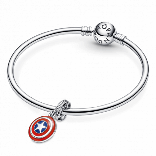 PANDORA Marvel karkötő Captain America Shield karkötő 590713+790780C01