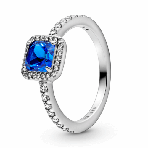 PANDORA Kék időtlen elegancia gyűrű gyűrű 198863C02