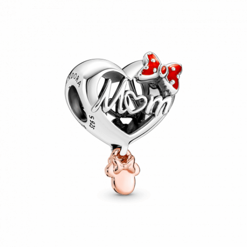 PANDORA Disney charm szív anyuka Minnie egérrel