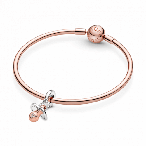 PANDORA aranyozott karkötő Baba cumi karkötő 587132+781490C01