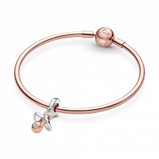 PANDORA aranyozott karkötő Baba cumi karkötő 587132+781490C01