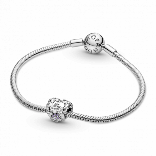PANDORA karkötő Százszorszép szív anyuka karkötő 590728+791155C01