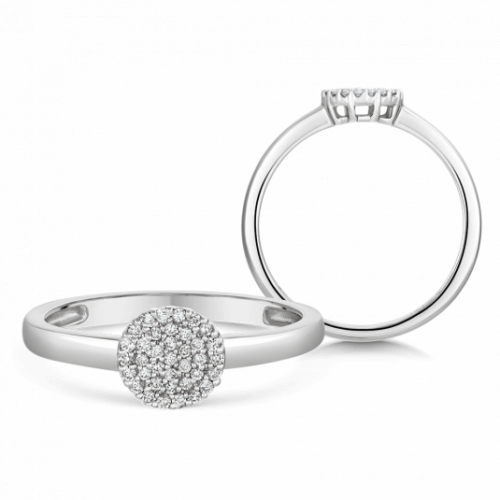 SOFIA DIAMONDS arany eljegyzési gyűrű gyémánttal 0