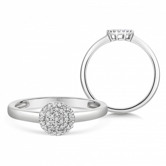 SOFIA DIAMONDS arany eljegyzési gyűrű gyémánttal 0