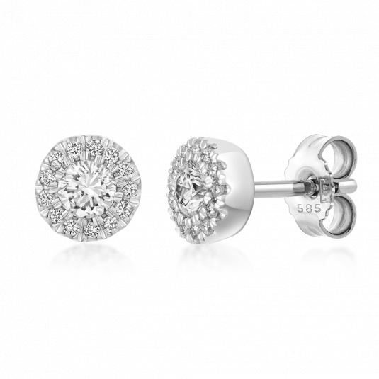 SOFIA DIAMONDS arany fülbevaló gyémánttal 0