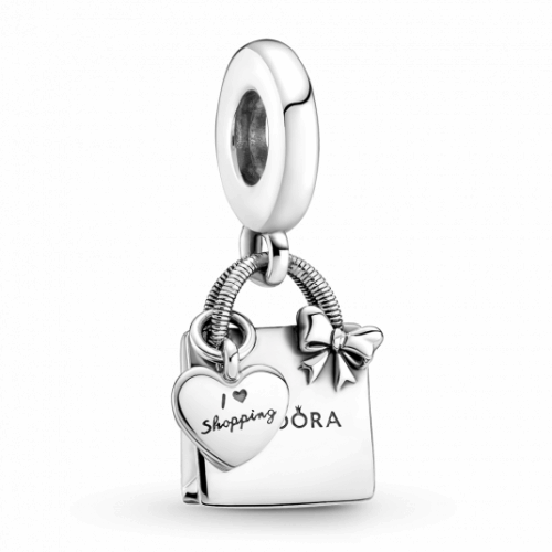 PANDORA Pandora bevásárlótáska függő charm