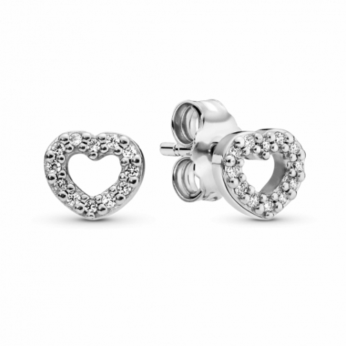PANDORA Rabul ejtett szív fülbevaló fülbevaló 290528CZ