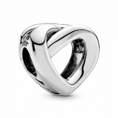 PANDORA Összefonódó szív charm